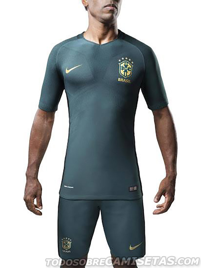 Tercera camiseta Nike de Brasil 2017