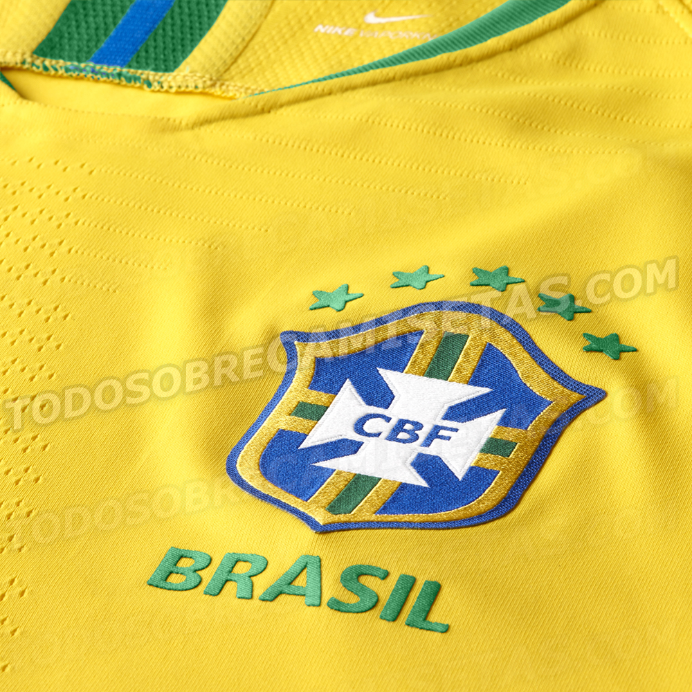 Camisas de Brasil Rusia 2018