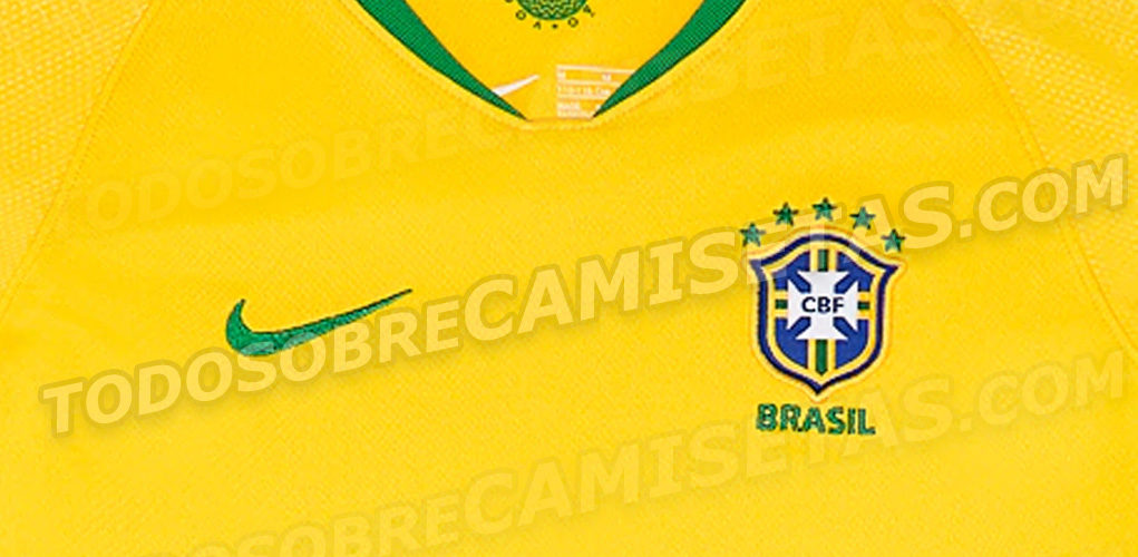 Camiseta de Brasil Rusia 2018