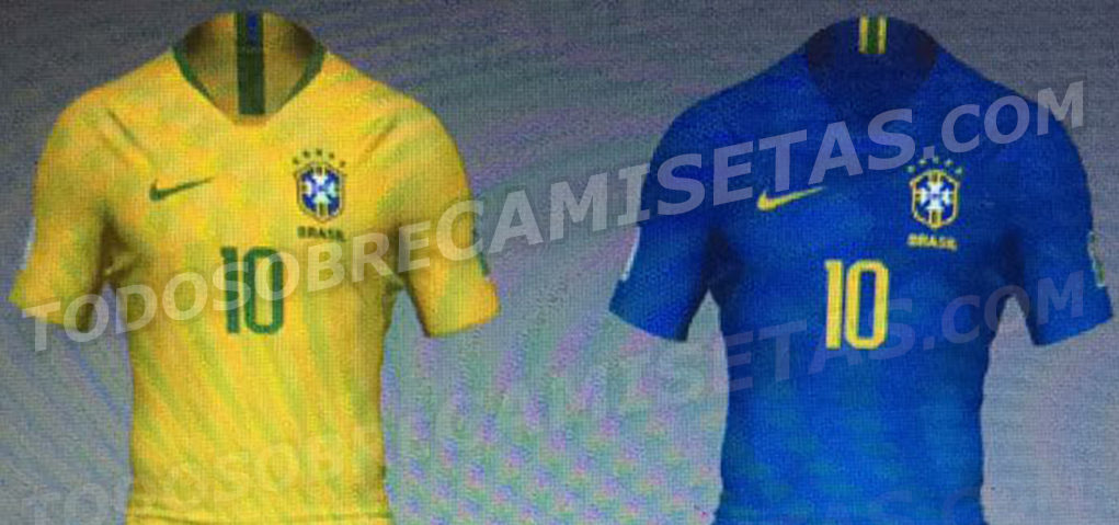 ANTICIPO: Posibles Camisetas de Brasil Rusia 2018