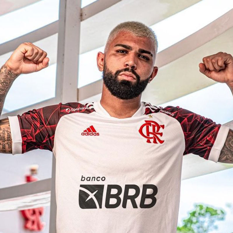Camisa 2 adidas de Flamengo 2021