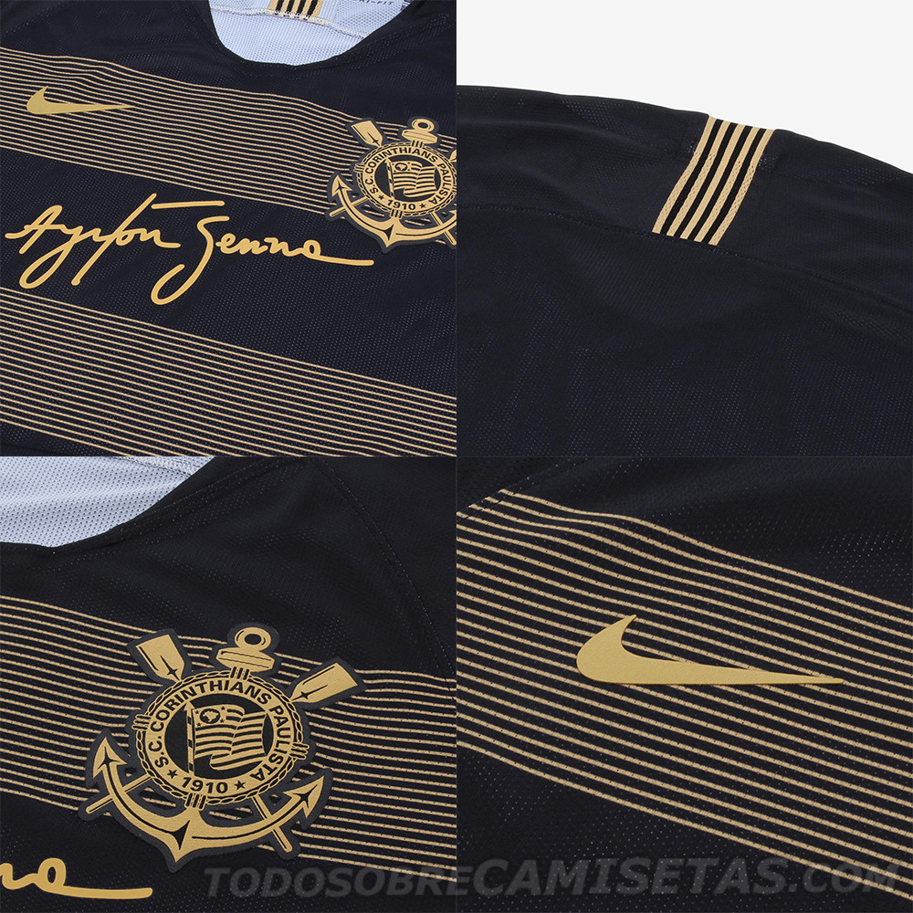 Camisa 3 Nike de Corinthians Ayrton Senna 2018