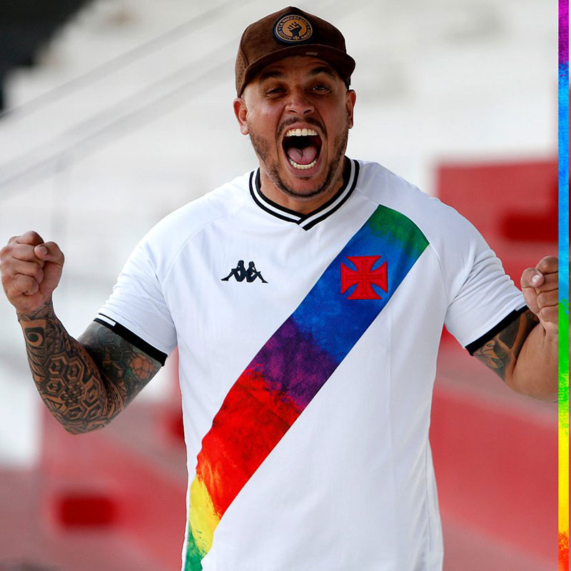 Camisa LGBTQIA+ de Vasco da Gama y Kappa 2021