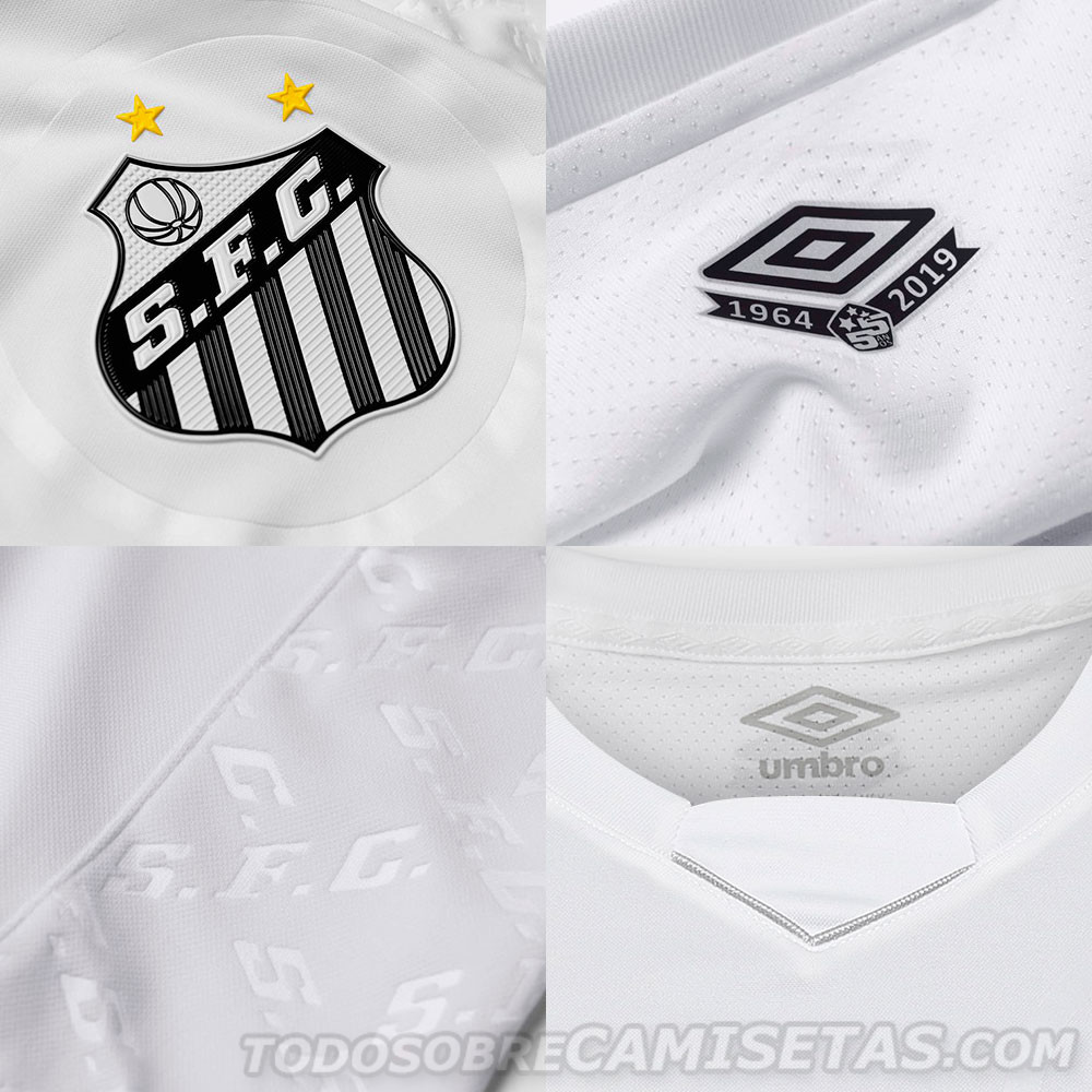 Camisa Umbro de Santos FC 2019