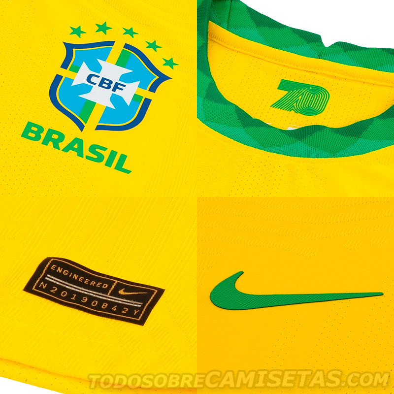 Camisetas Nike de Brasil 2020-21