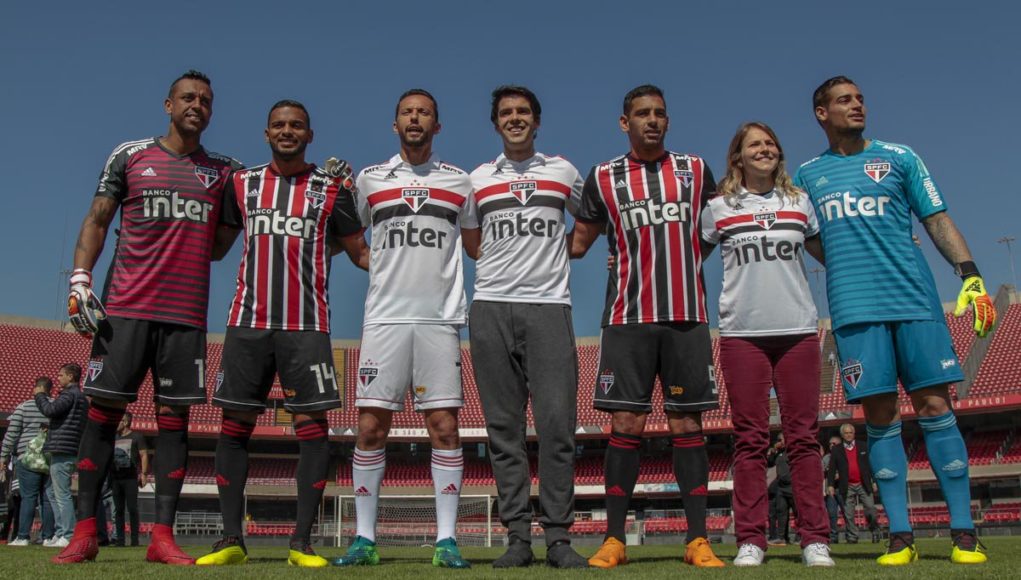 Camisas adidas do Sao Paulo 2018-19