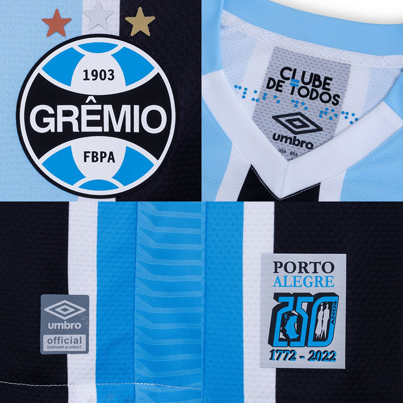 Camisas Umbro de Grêmio 2022