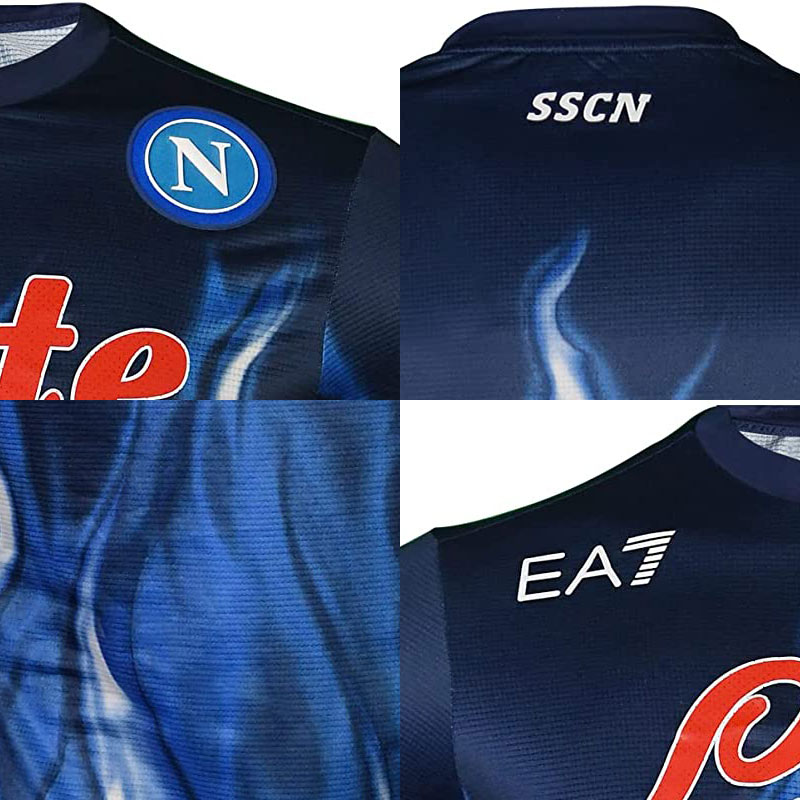 Tercera camiseta EA7 de SSC Napoli 2021-22