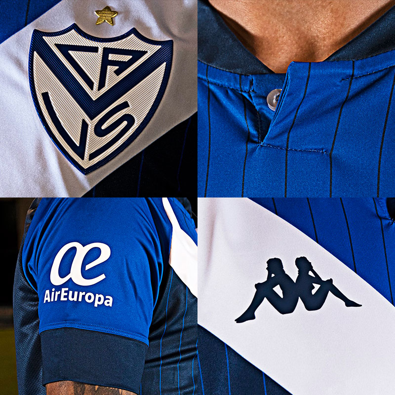 Camiseta alternativa Kappa de Vélez Sarsfield 2021