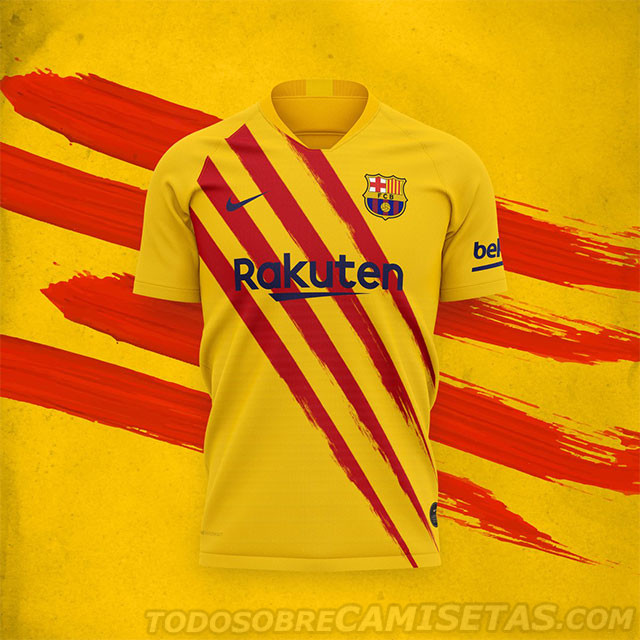 Camiseta Nike de Barcelona Senyera 2019-20