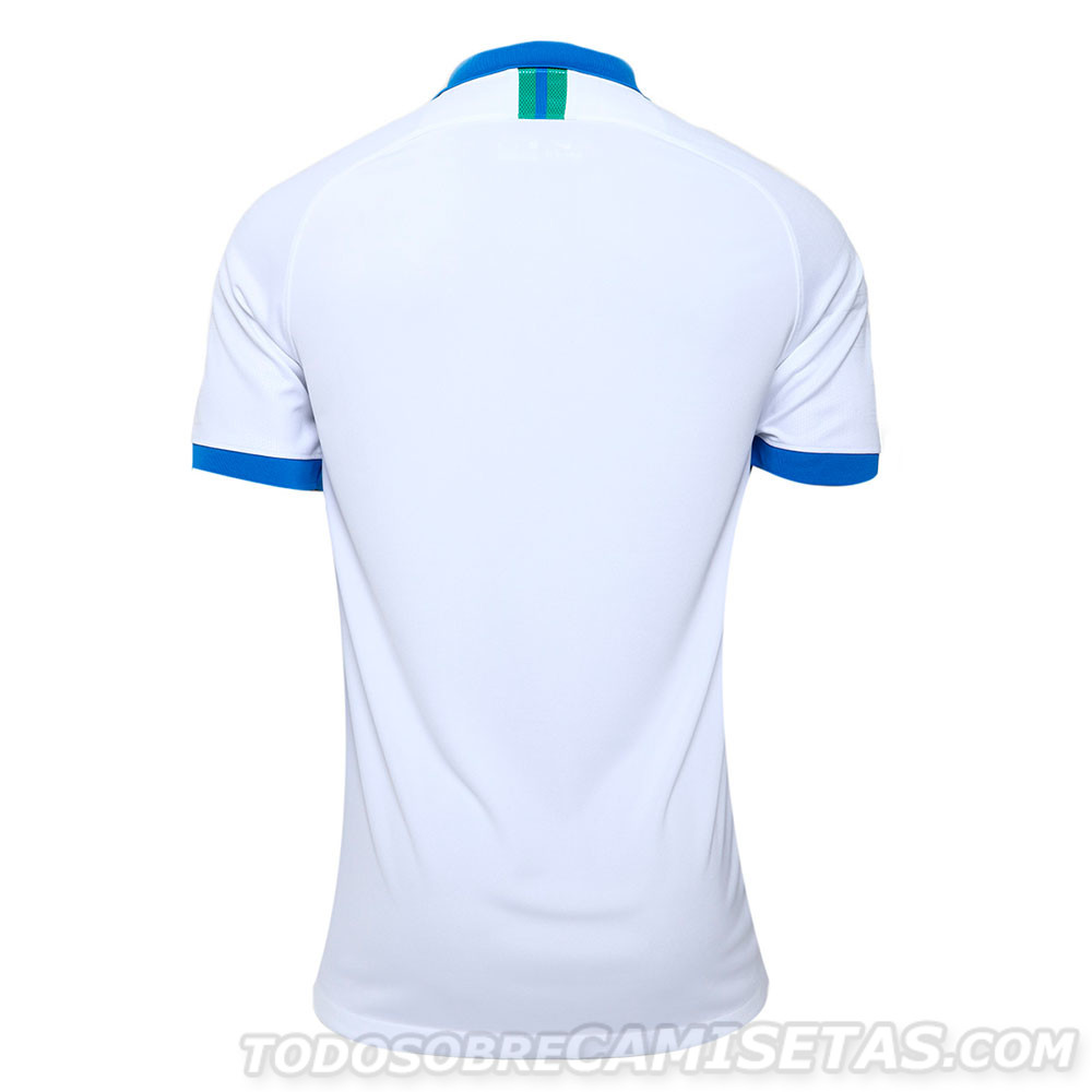 Camiseta blanca de Brasil Copa América 2019