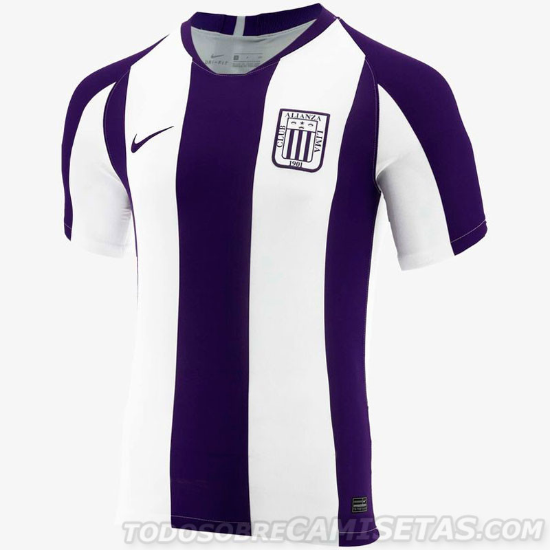 Camiseta Blanquimorada Nike de Alianza Lima 2020