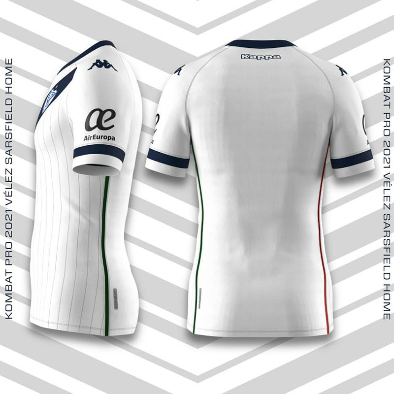 Camiseta Kappa de Vélez Sarsfield 2021
