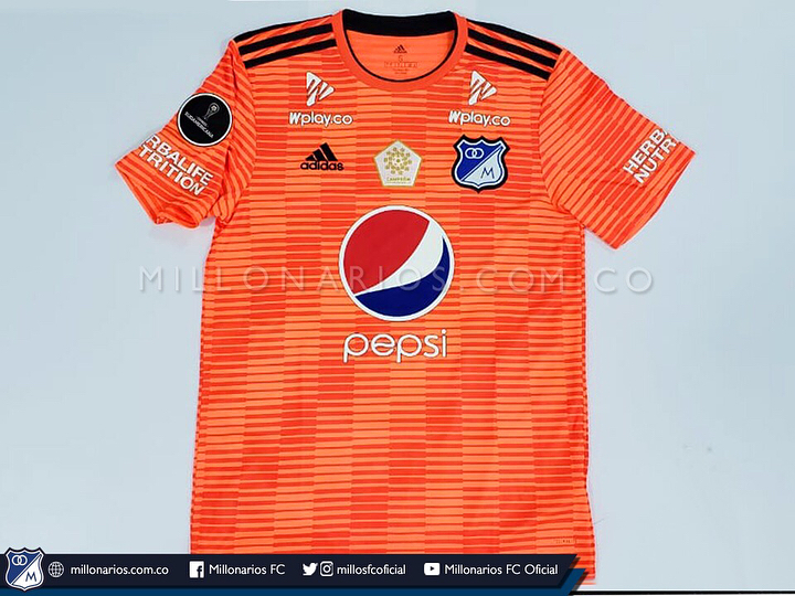 Tercera camiseta adidas de Millonarios FC 2018