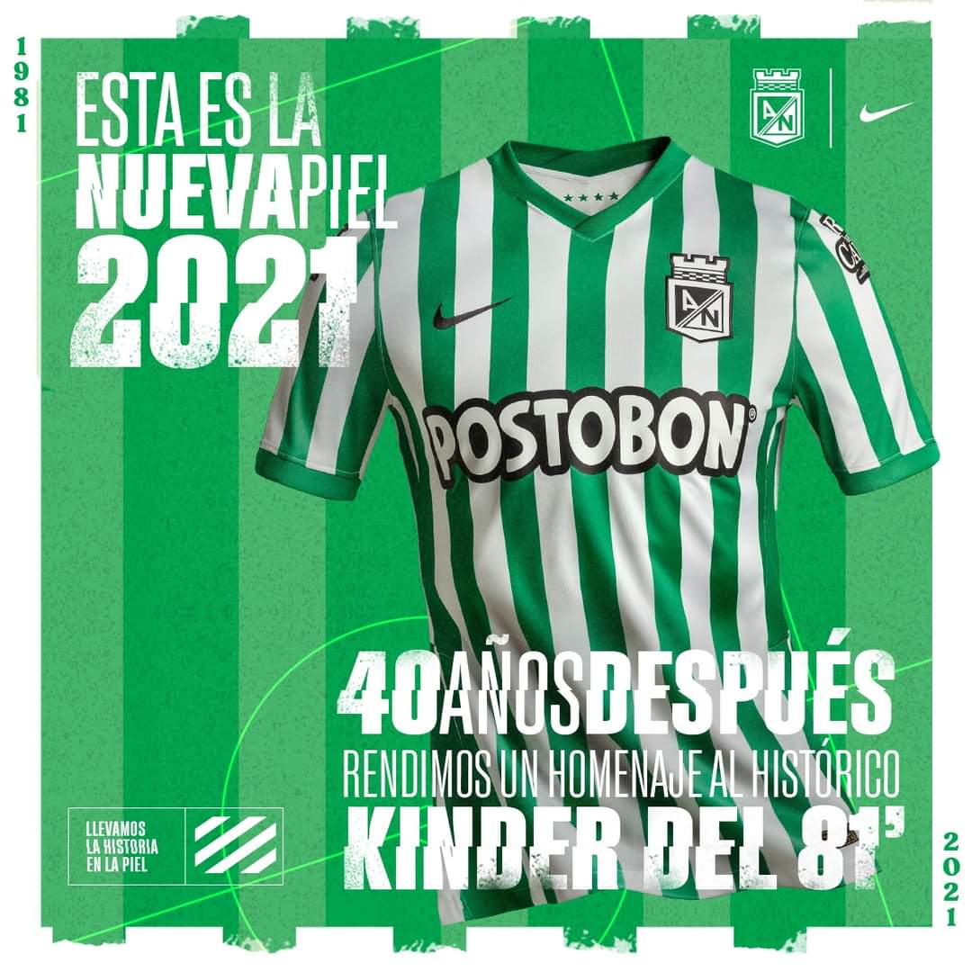 Camiseta Nike de Atlético Nacional 2021