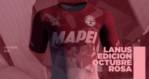 Camiseta Peak de Lanús Octubre Rosa 2021
