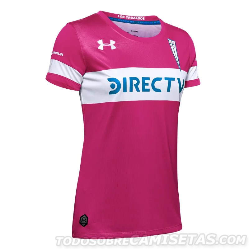 Camiseta Rosa Under Armour de Universidad Católica 2019