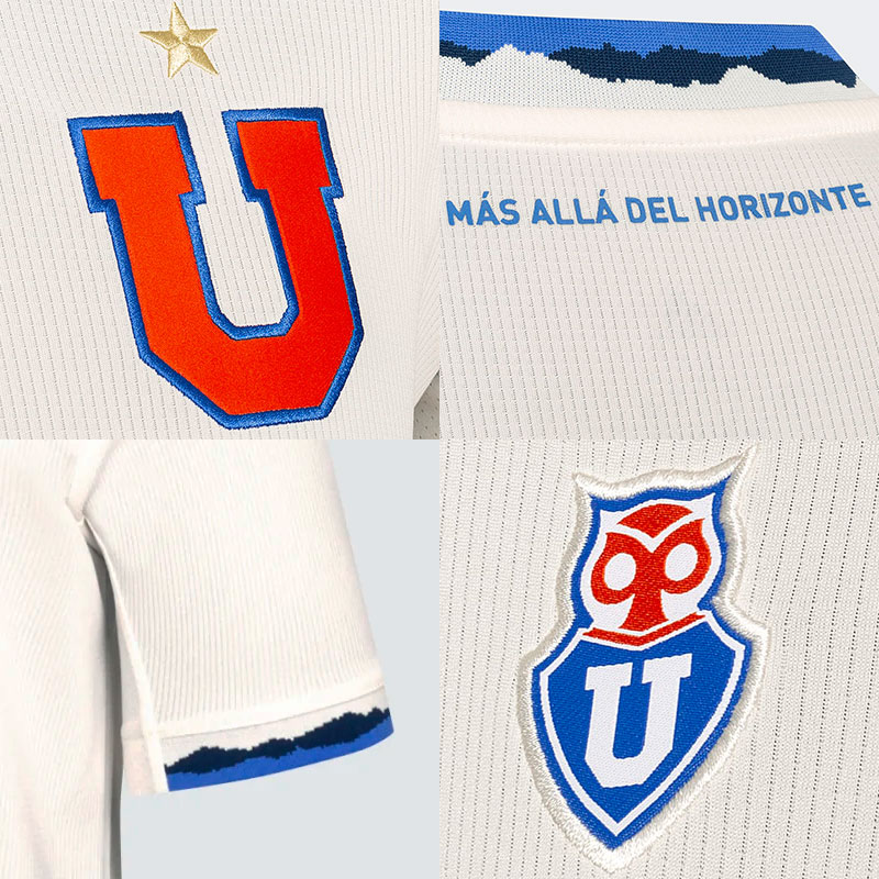 Camiseta suplente adidas de U de Chile 2022