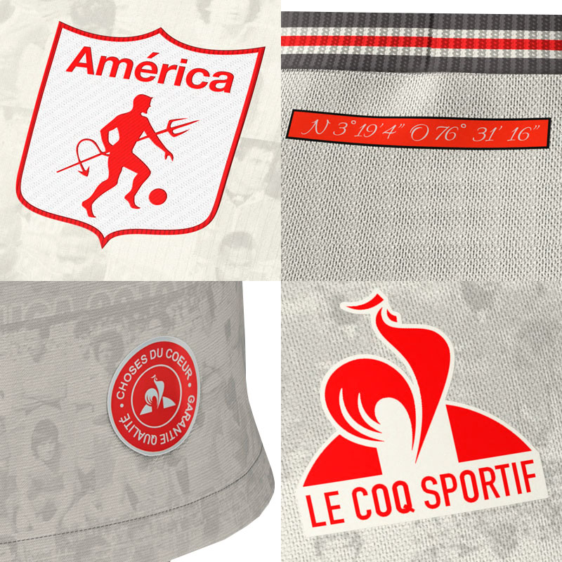 Camiseta Suplente Le Coq Sportif de América de Cali 2022-23