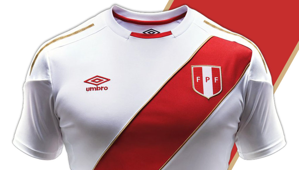 Camiseta Umbro de Peru Rusia 2018