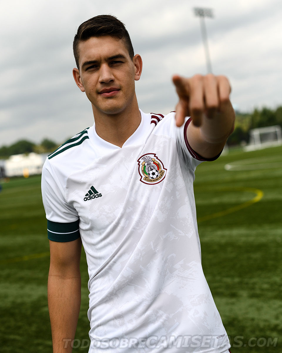 Camiseta visitante adidas de México 2020 - Todo Sobre Camisetas