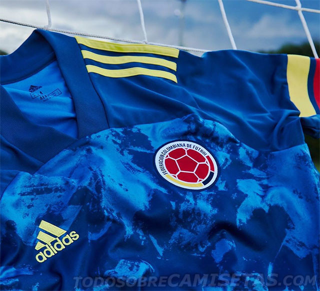 Camiseta visitante adidas de Colombia 2020-21