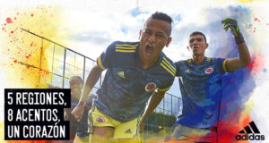 Camiseta visitante adidas de Colombia Copa América 2020