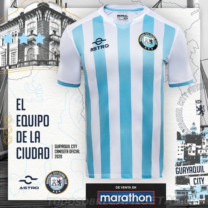 Camisetas Astro de Guayaquil City 2020