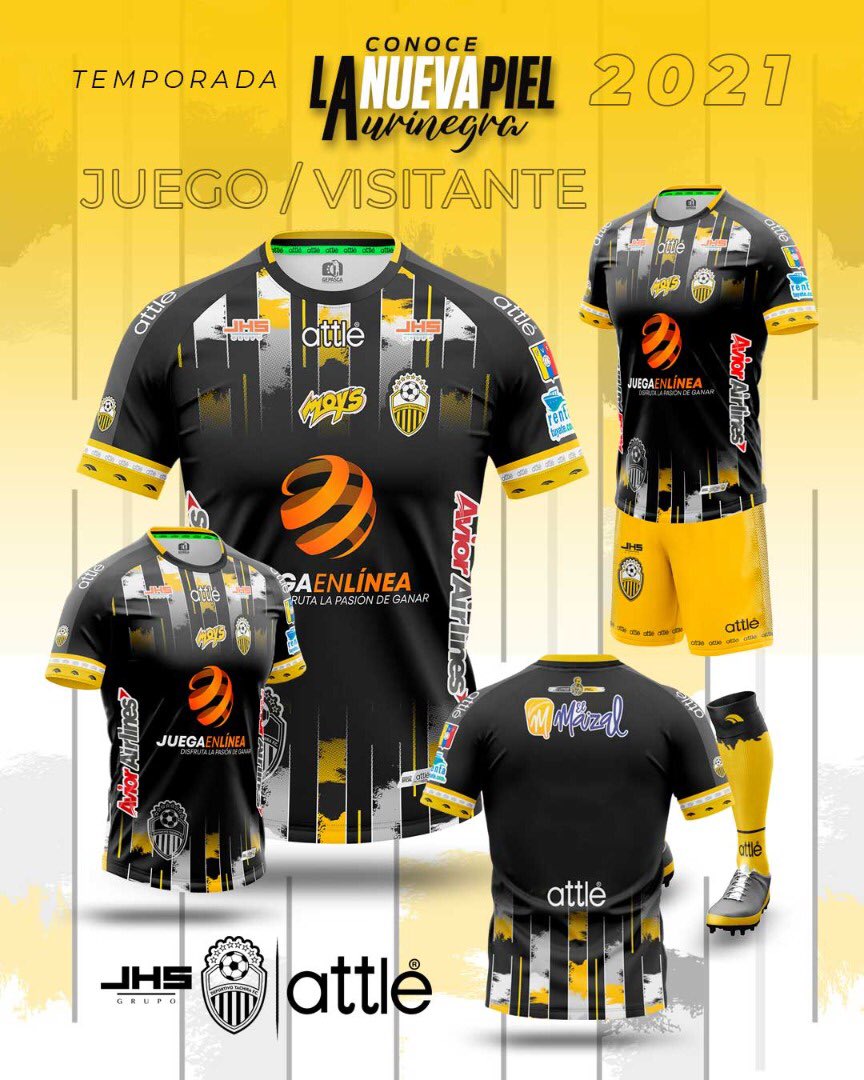 Camisetas Attle de Deportivo Táchira 2021