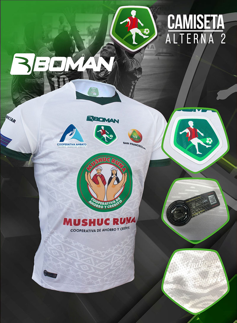 Camisetas Boman de Mushuc Runa 2021