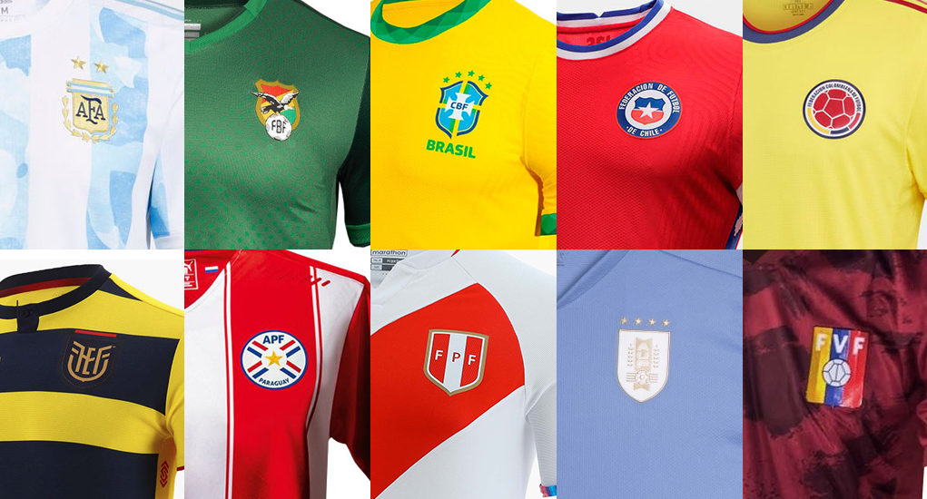 Camisetas de la Copa América 2021