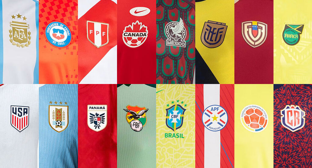 Camisetas de la Copa América 2024