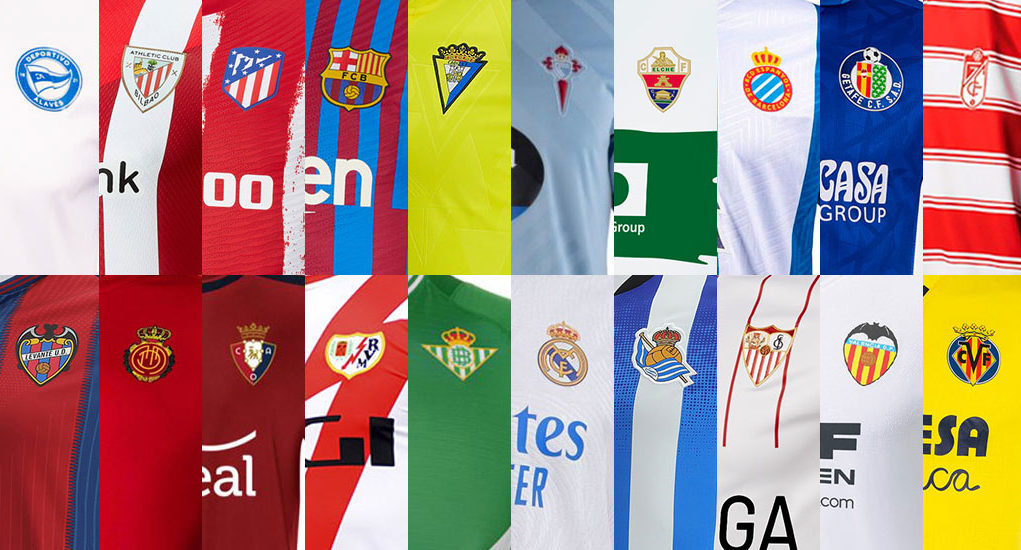 Camisetas de La Liga 2021-22
