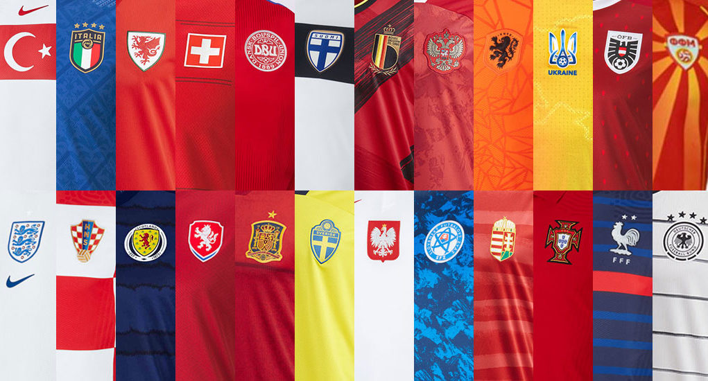 Camisetas de la EURO 2020