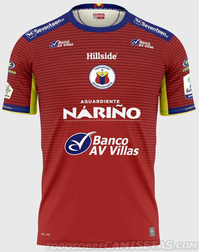 Camisetas Hillside de Deportivo Pasto 2020