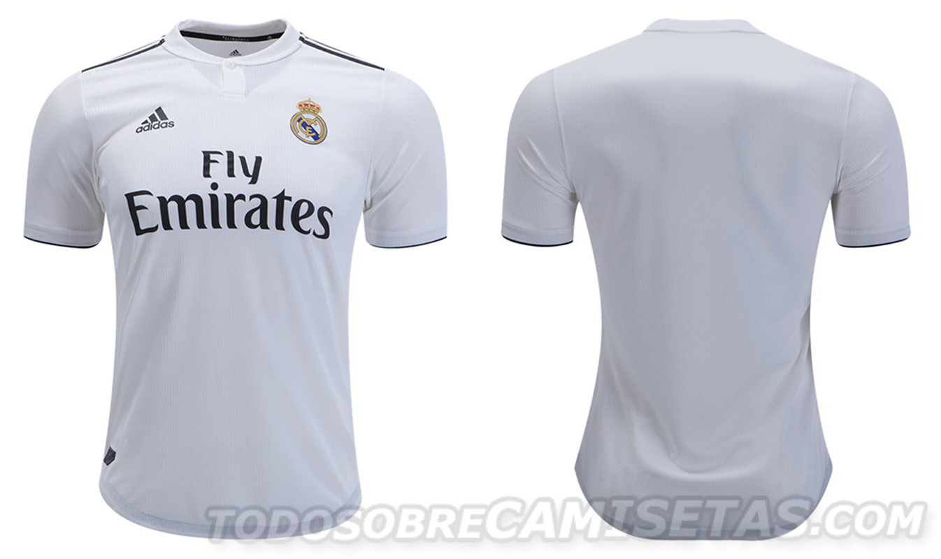 Camisetas de La Liga 2018-19 - Real Madrid local home