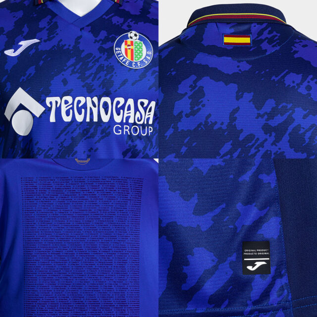 Maillot Match Worn Juan Bernat (Getafe CF) - 2ème Équipaison 24-25 - Taille M - Porté En Liga