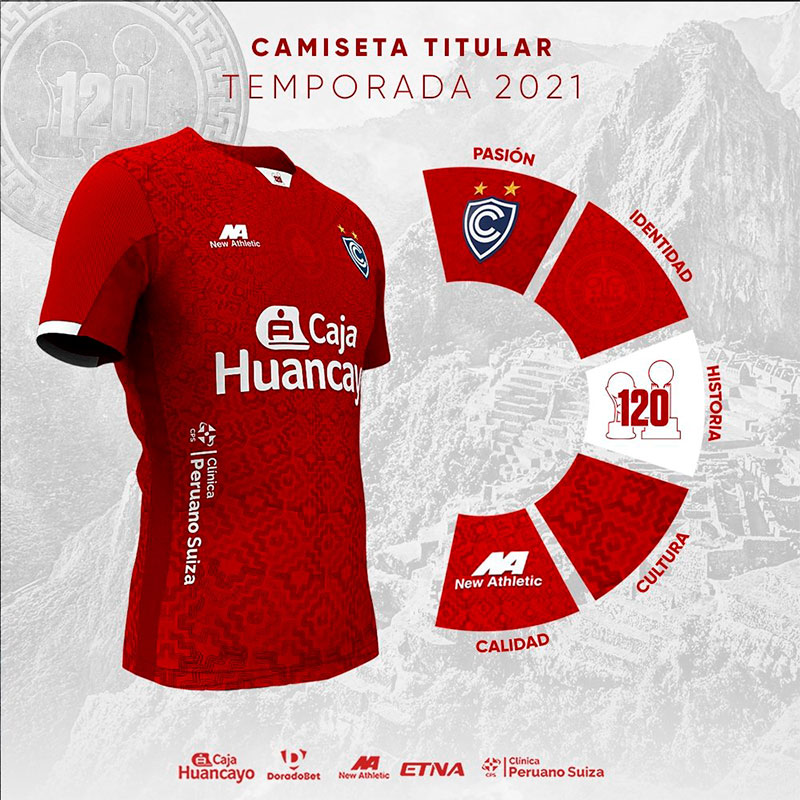 Camisetas New Athletic de Cienciano 2021