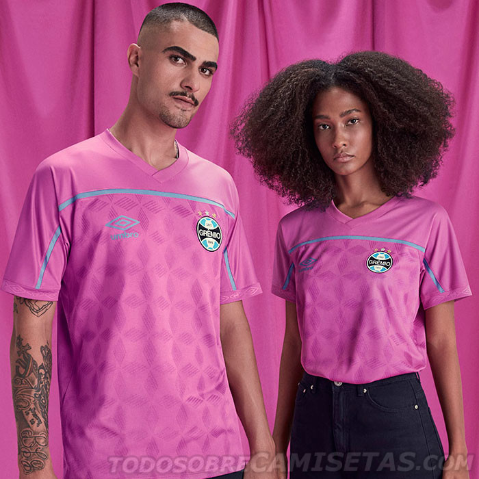 Camisetas Umbro Brasil Octubre Rosa 2020 - Gremio