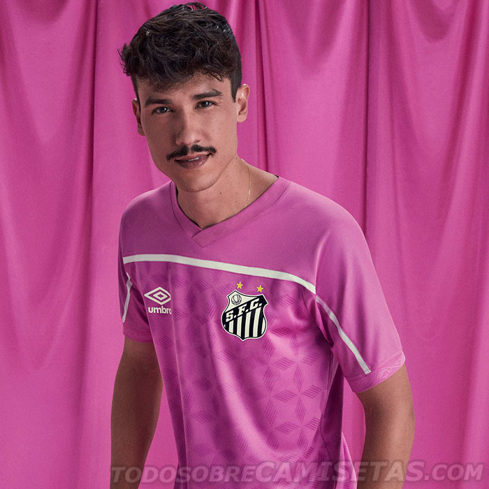 Camisetas Umbro Brasil Octubre Rosa 2020 - Santos
