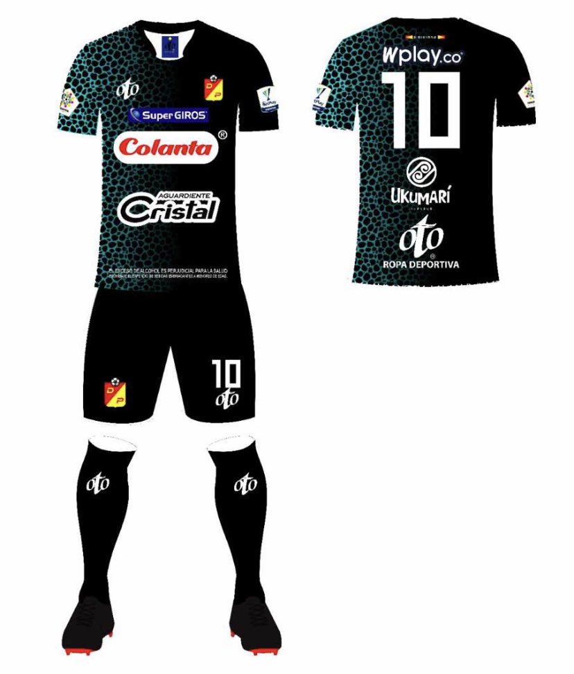 Camisetas Oto de Deportivo Pereira 2021