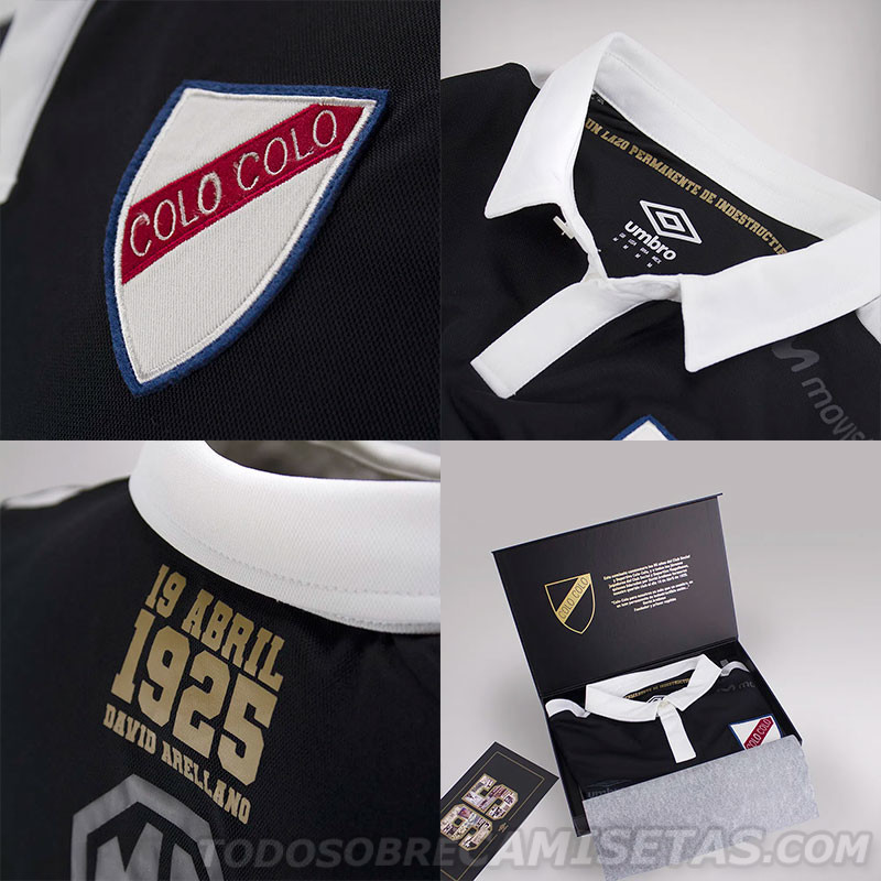 Camisetas Umbro de Colo-Colo 95 Años