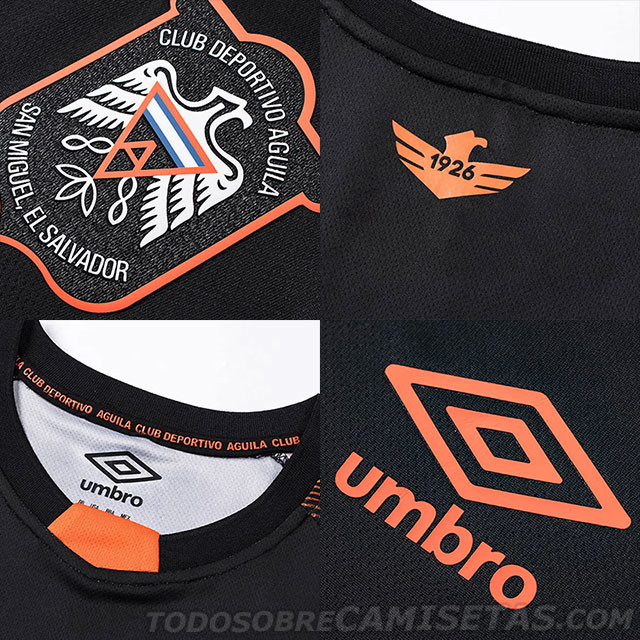 Camisetas Umbro de CD Águila 2020-21