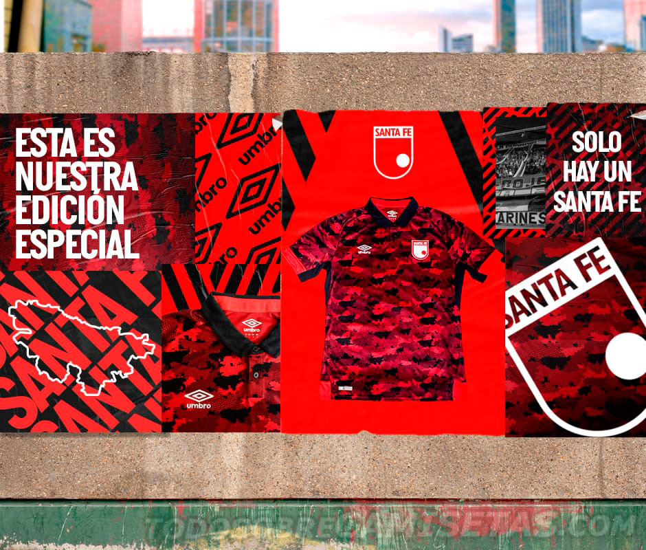 Camisetas Umbro de Independiente Santa Fe 2019