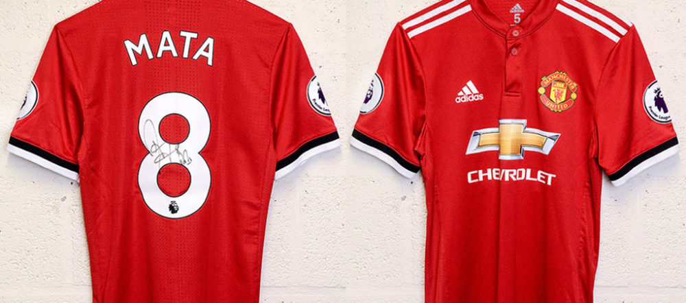 Participa por la camiseta de Juan Mata y apoya una buena causa