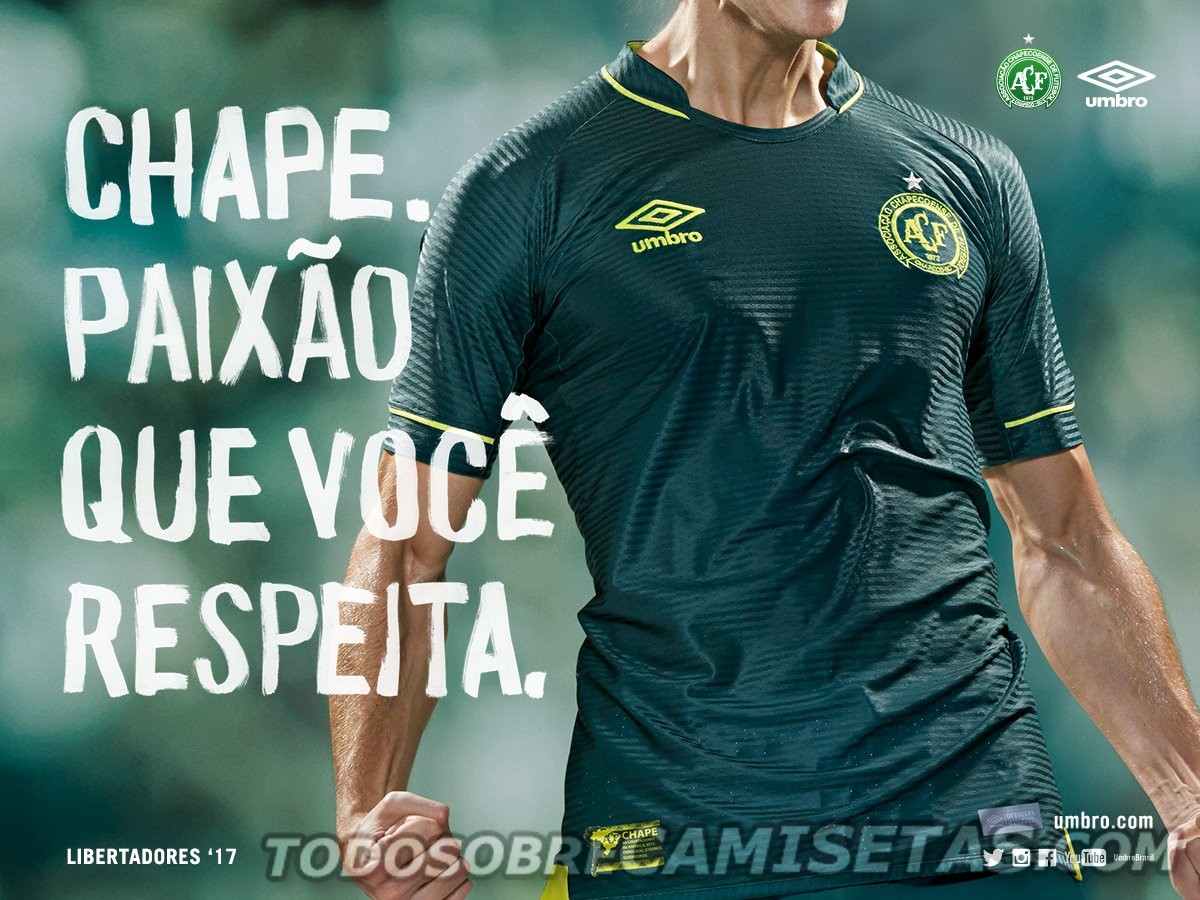 Camiseta Umbro de Chapecoense Copa Libertadores 2017