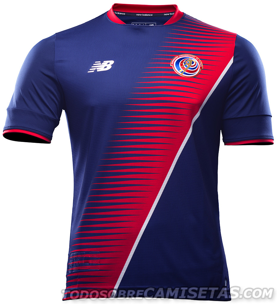 Tercera camiseta New Balance de Costa Rica 2017