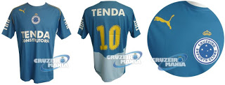 Cruzeiro Esporte Clube #8 Brasileiro Serie A Adult XL Blue Puma Soccer  Jersey