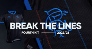 Cuarta camiseta Castore de Rangers FC 2022-23