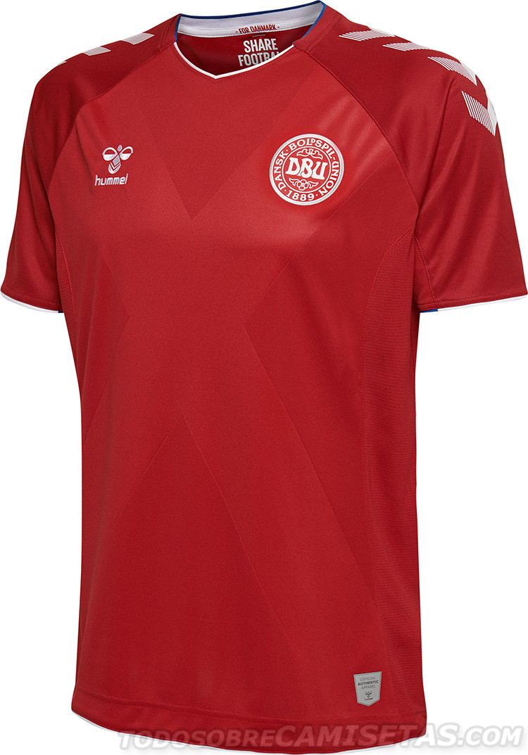 Denmark 2018 World Cup Hummel Kits
